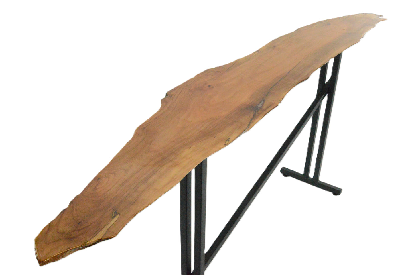 Salvaged Cherry Live Edge Console Table/Limited Edition